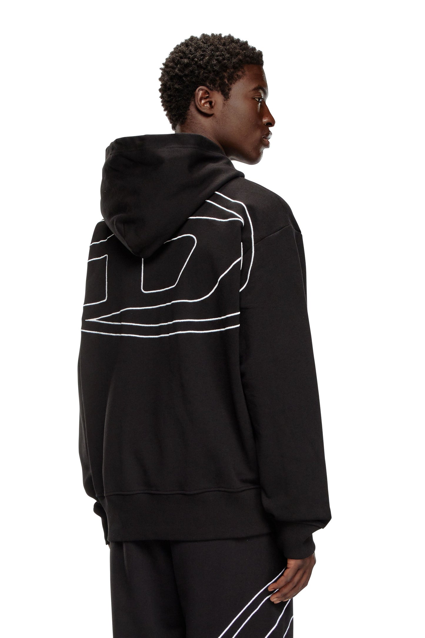 Hoodie with logo embroidery