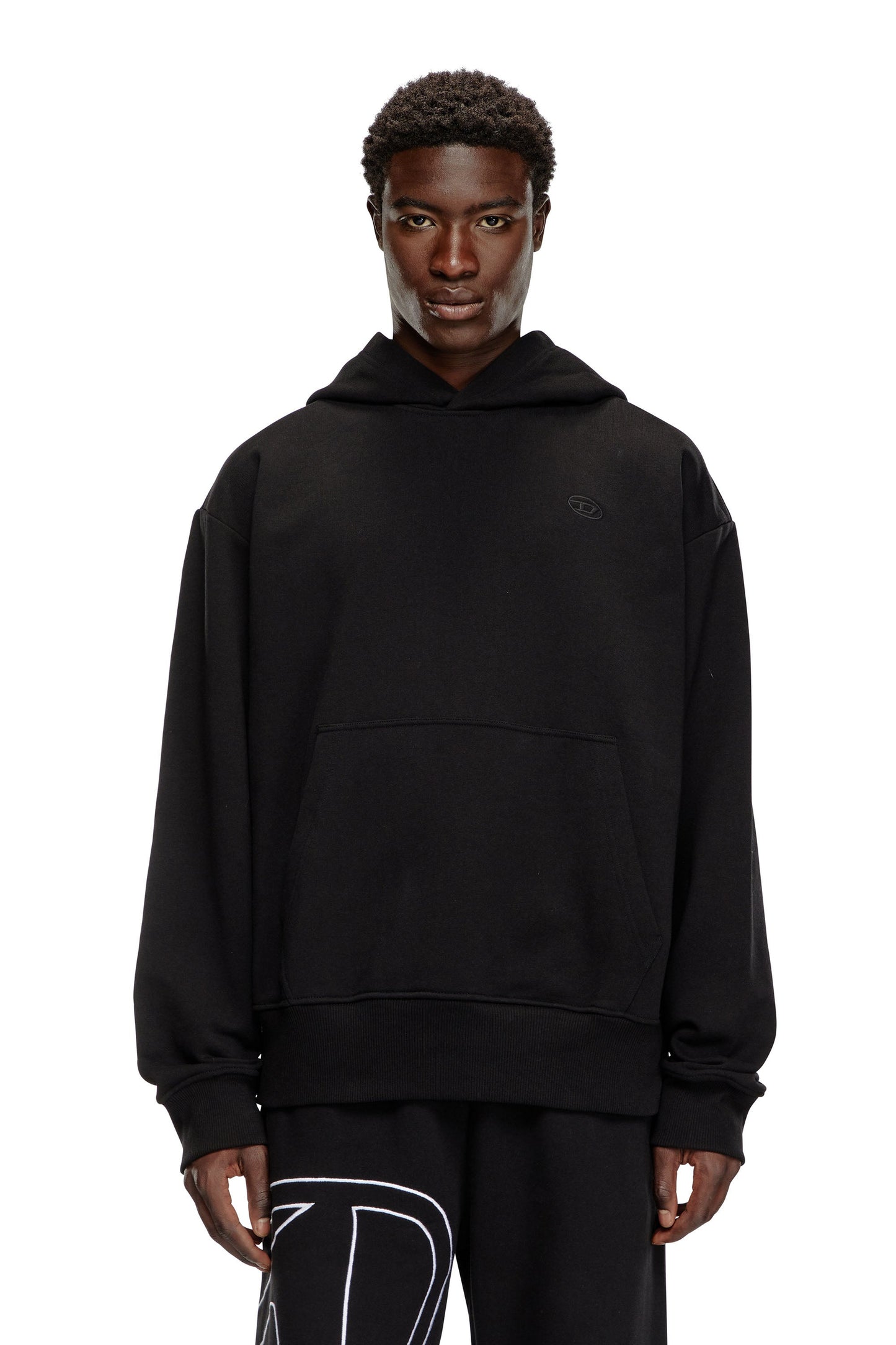 Hoodie with logo embroidery