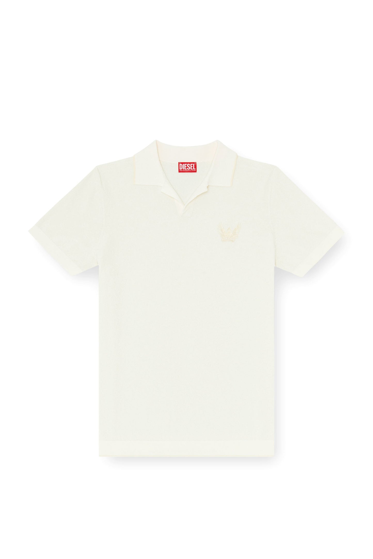 Bouclé-knit polo shirt with Phoenix logo