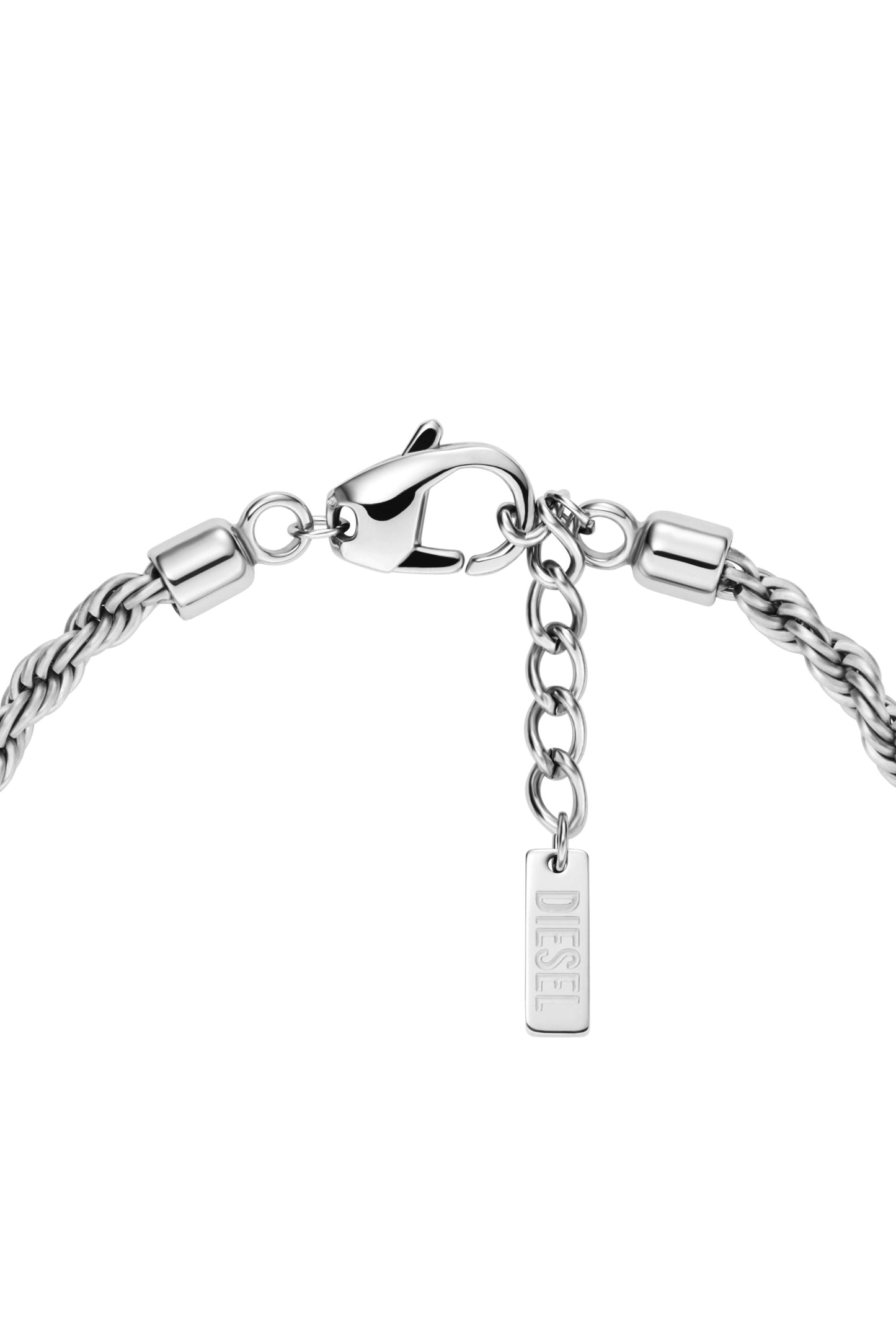 Stainless steel charm bracelet