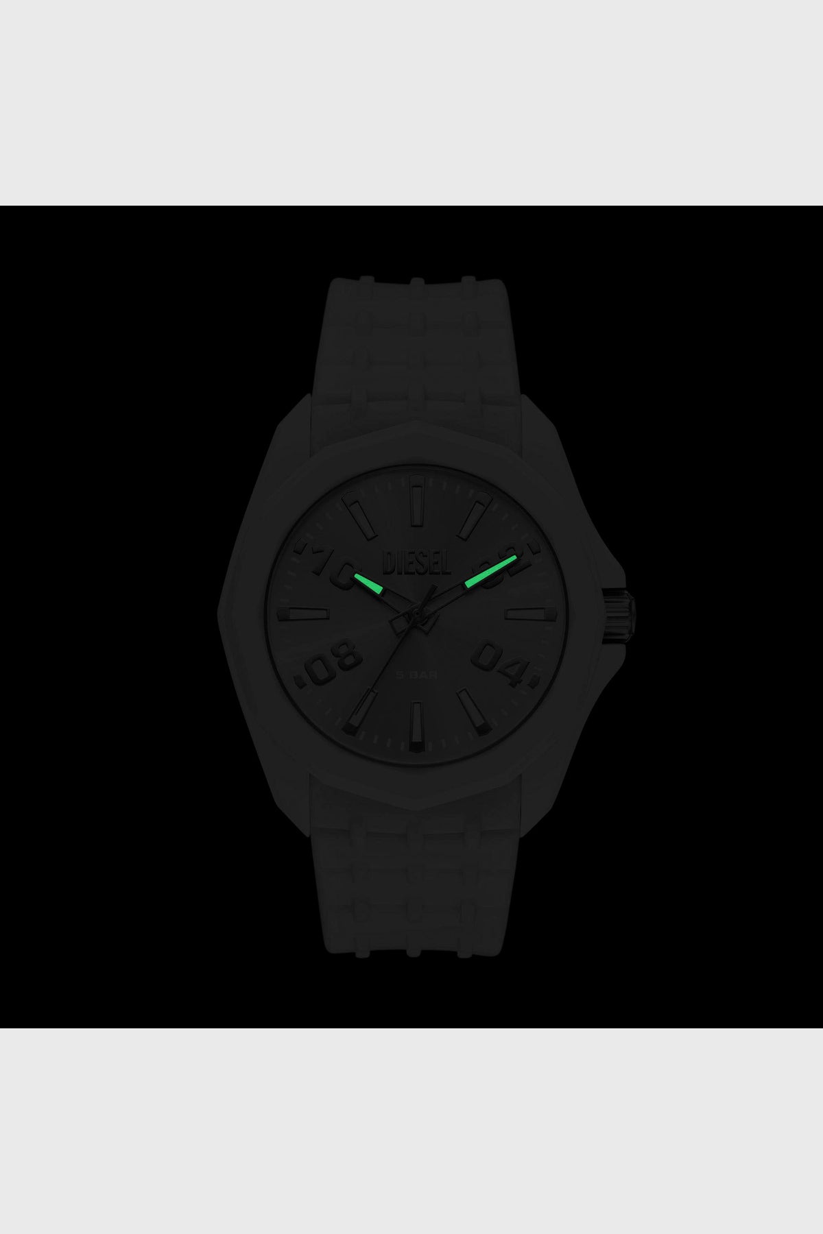 Stinger white silicone watch