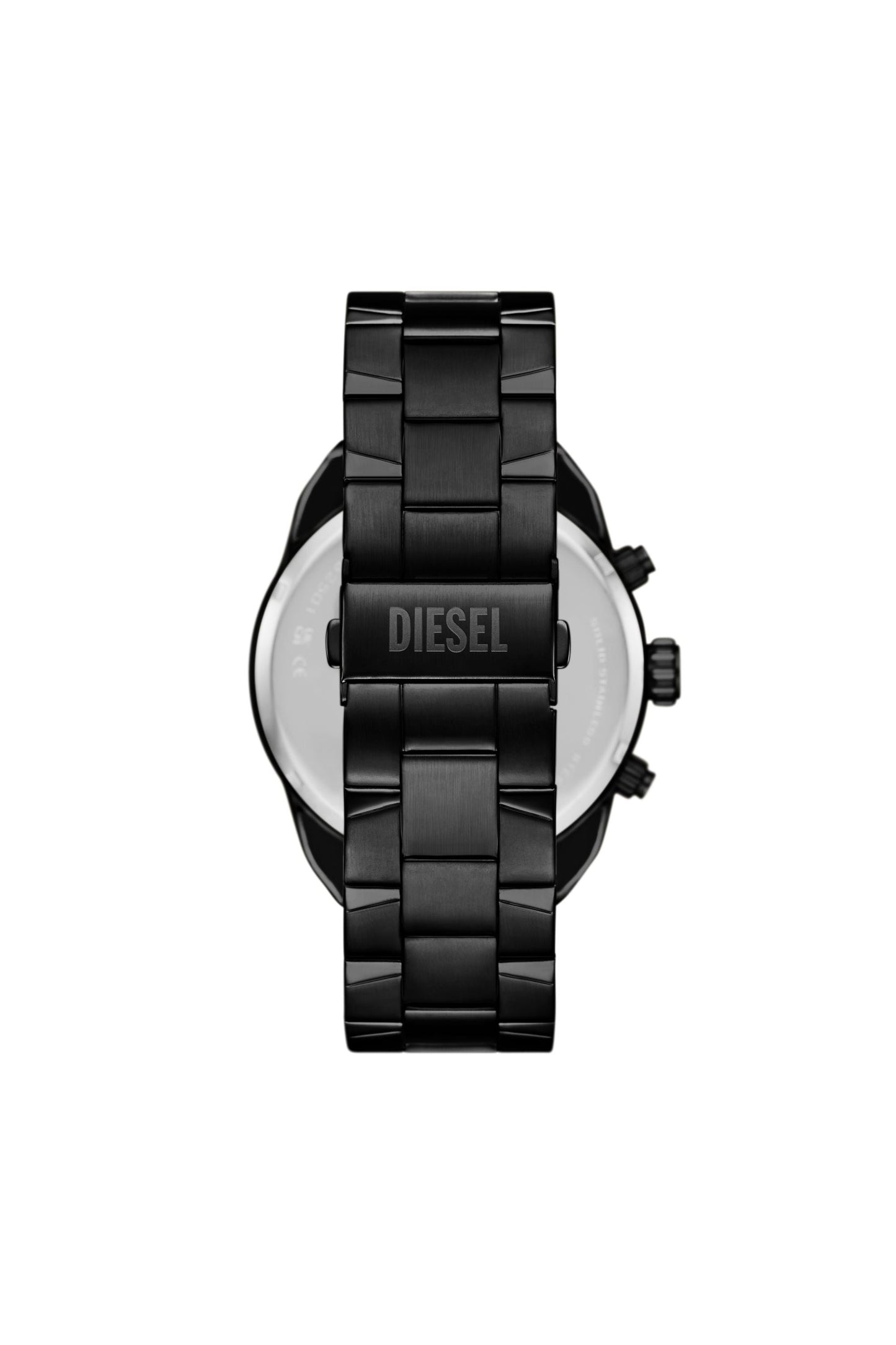 Spiked black stainless steel watch