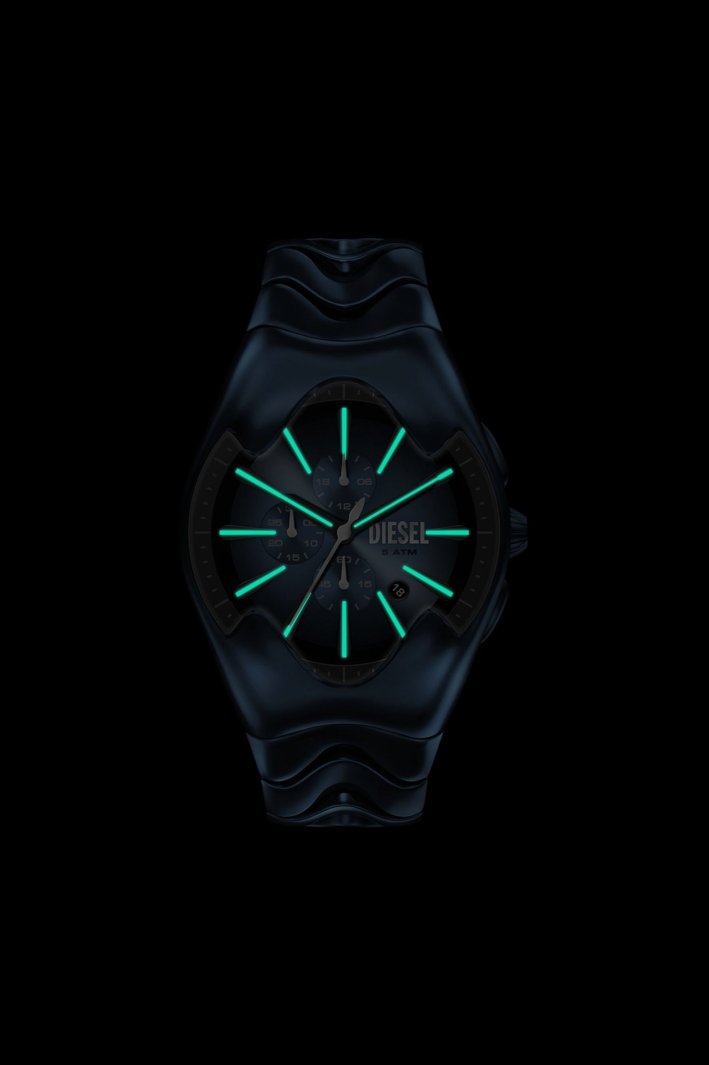 Mercurial Chronograph Blue Stainless Steel Watch