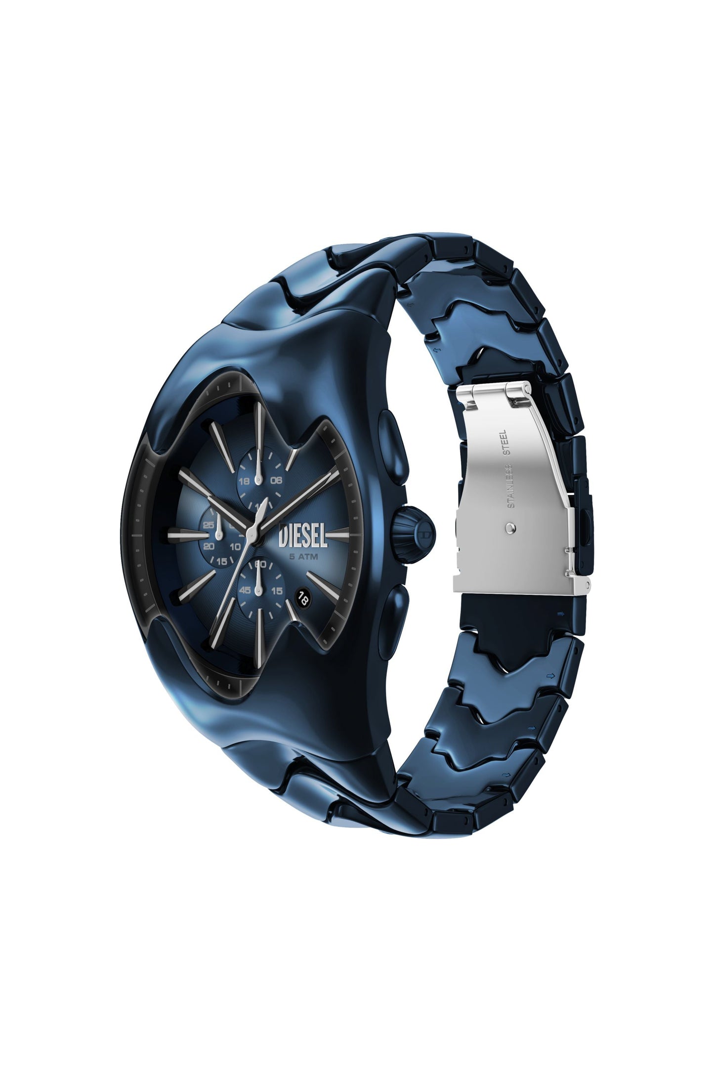 Mercurial Chronograph Blue Stainless Steel Watch
