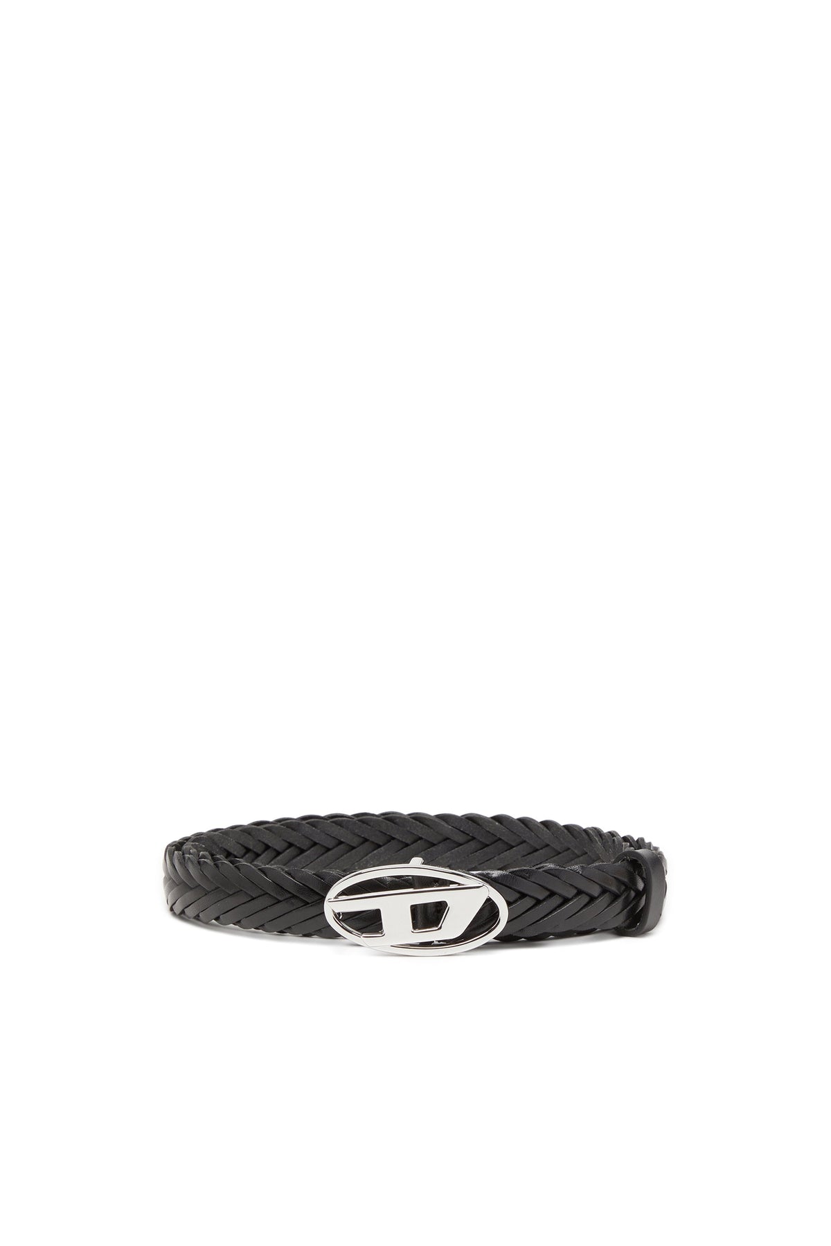 1.9 cm braided leather belt