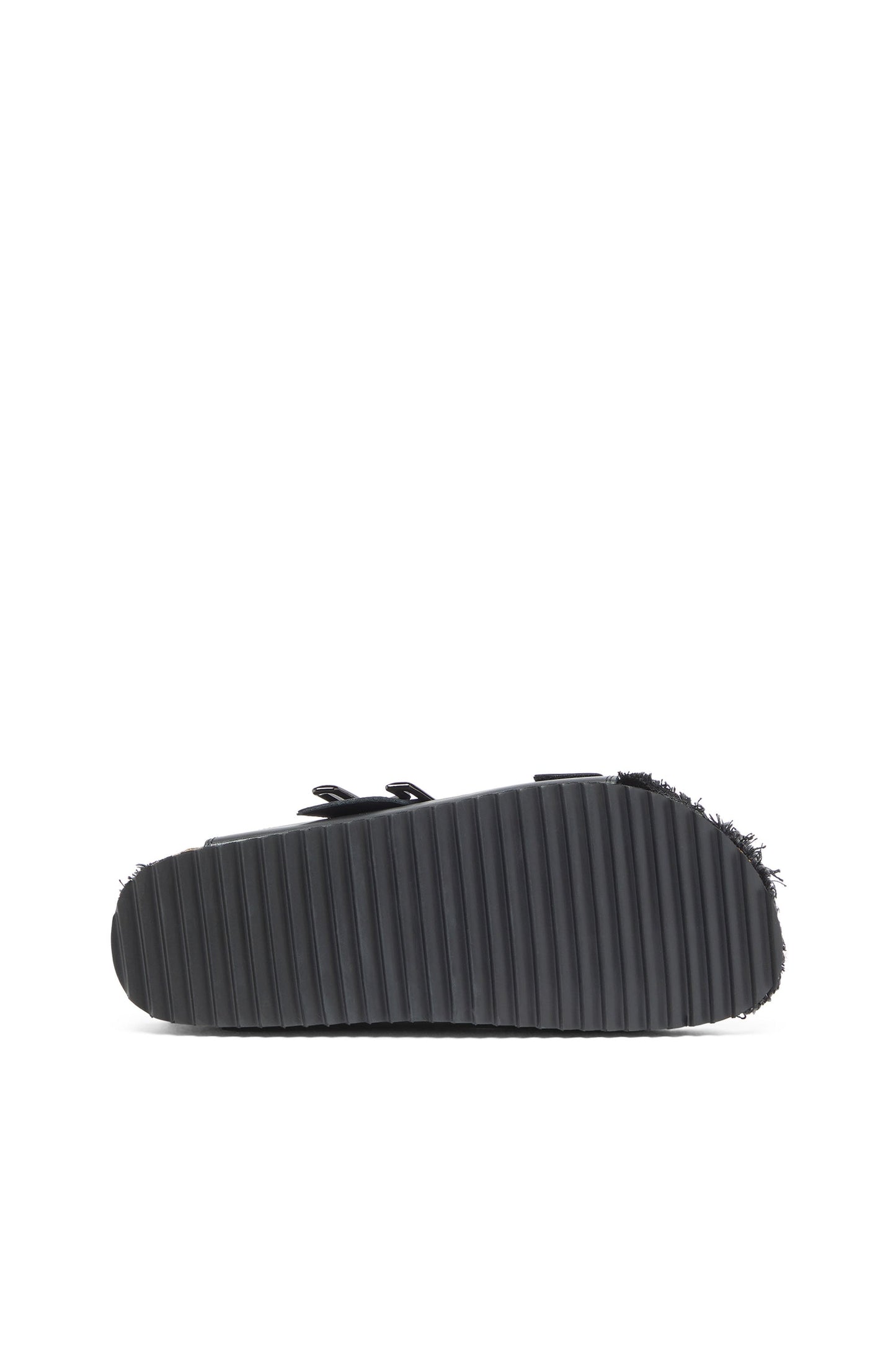 D-Woodstock - Leather slide with cork footbed