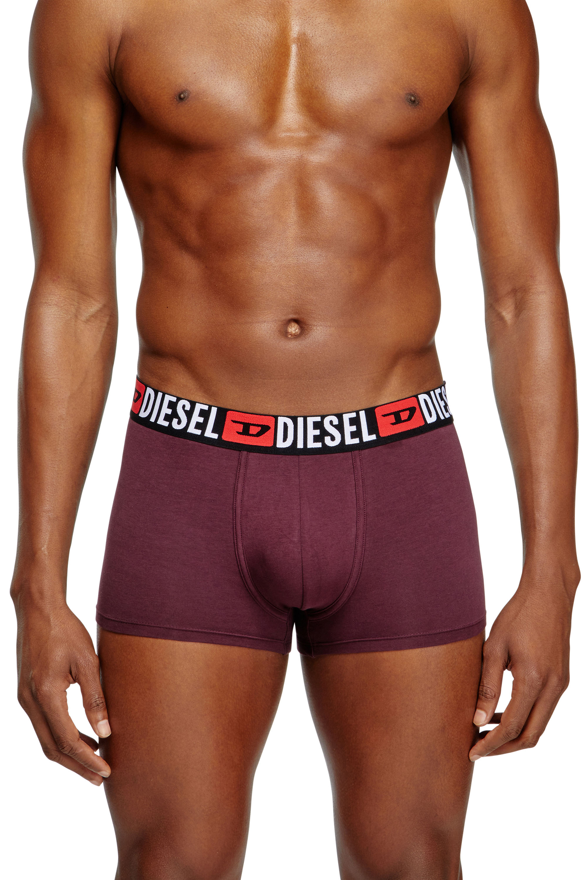 

Three-pack of all-over logo waist boxers