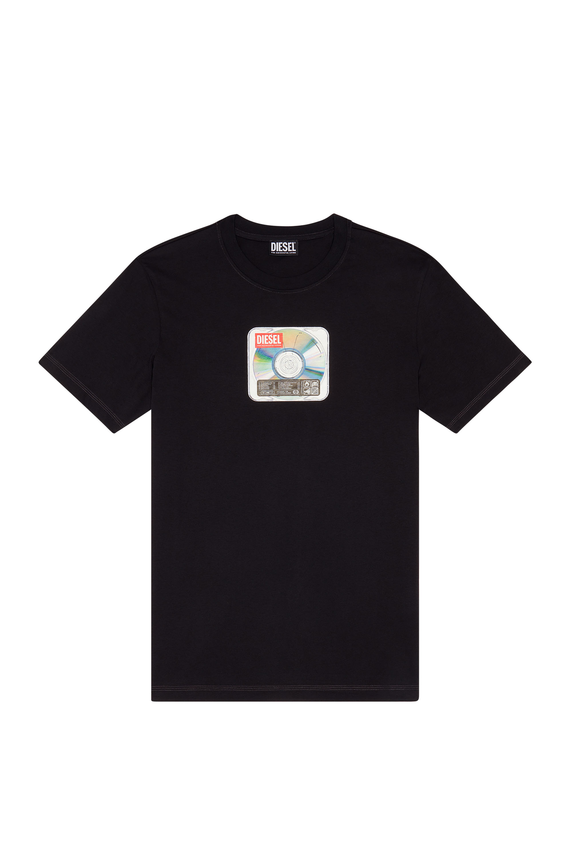

T-shirt with Diesel CD print