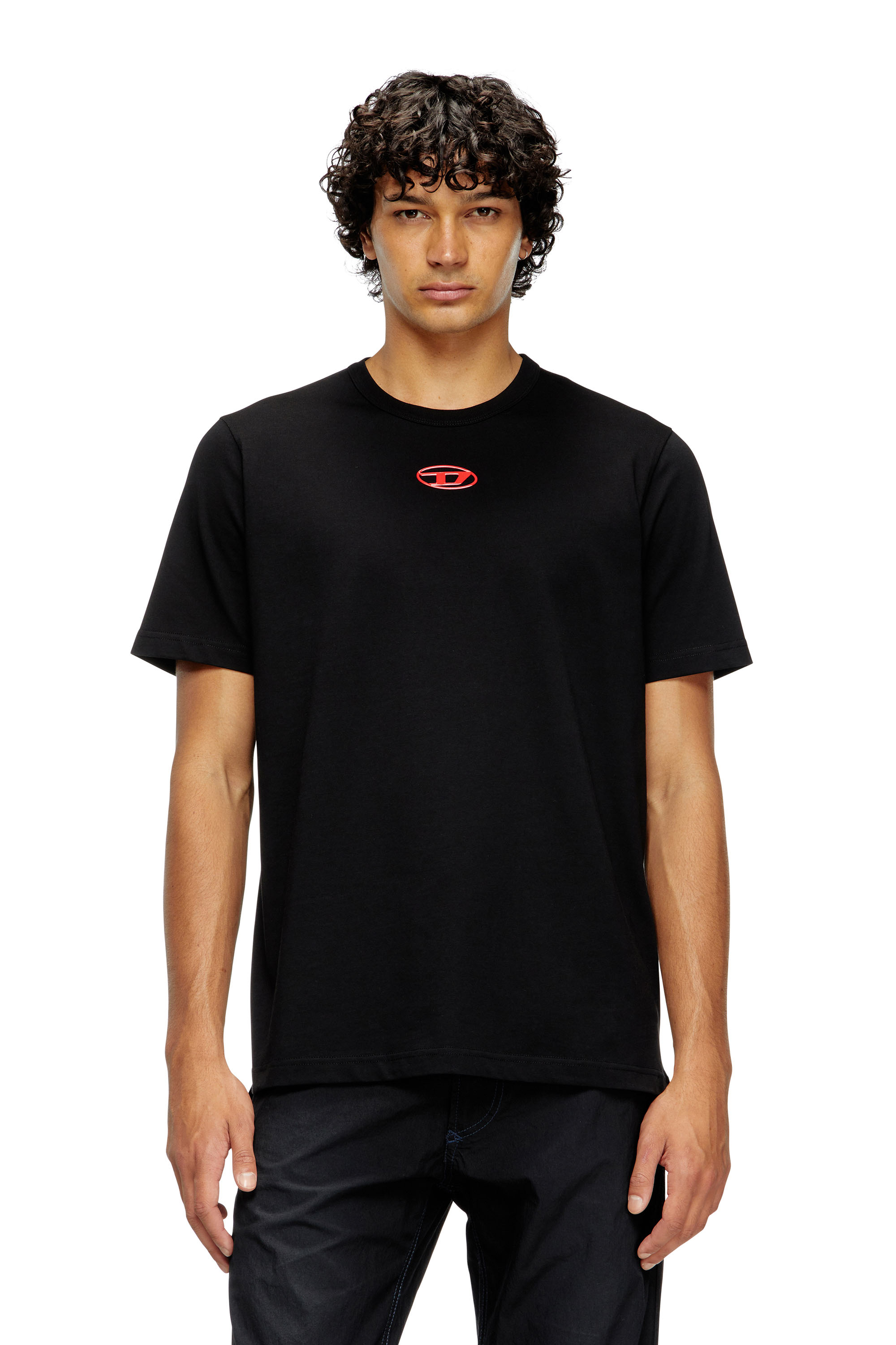 

T-shirt with metallic Oval D
