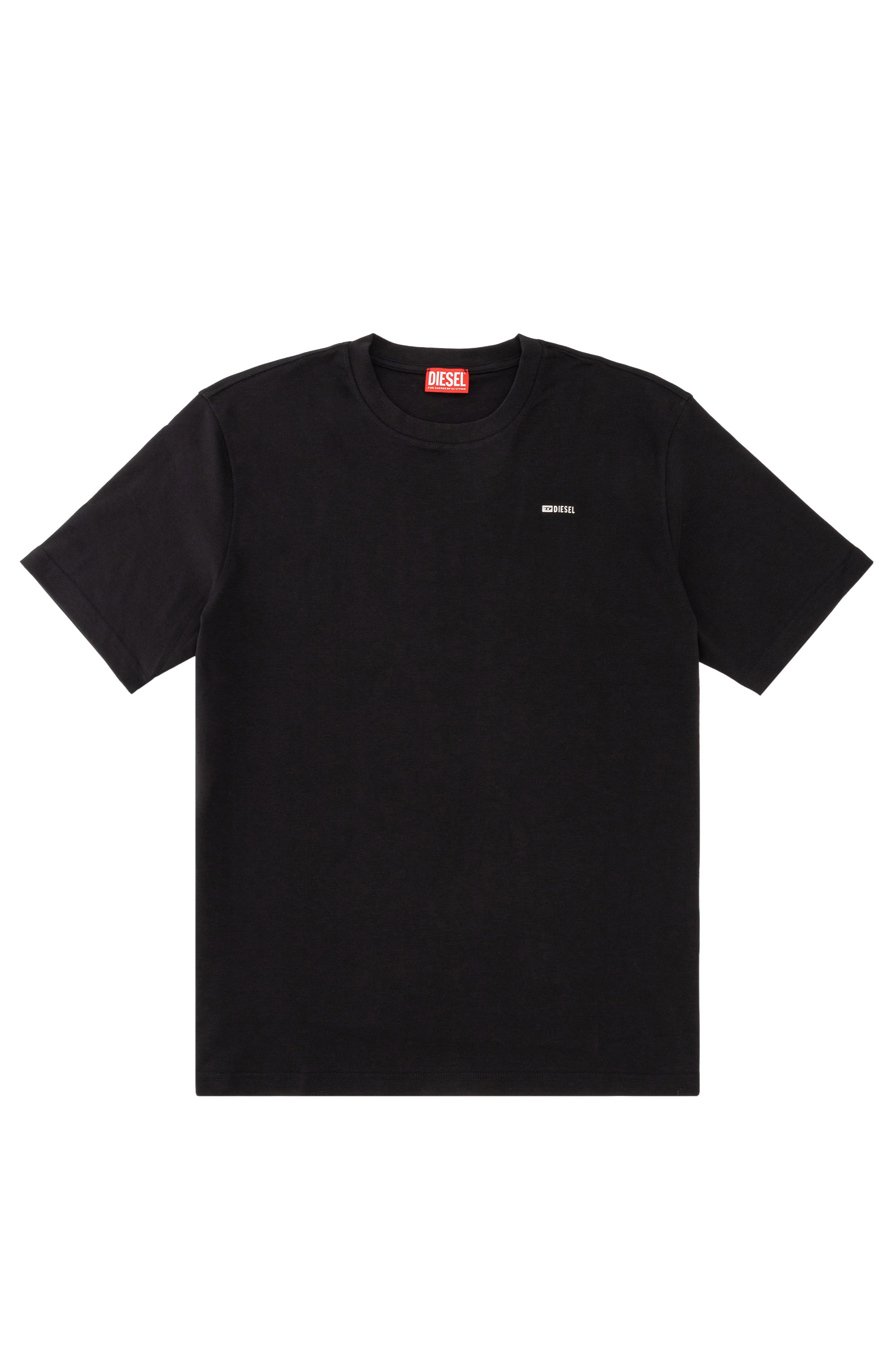 

T-shirt with small metal logo